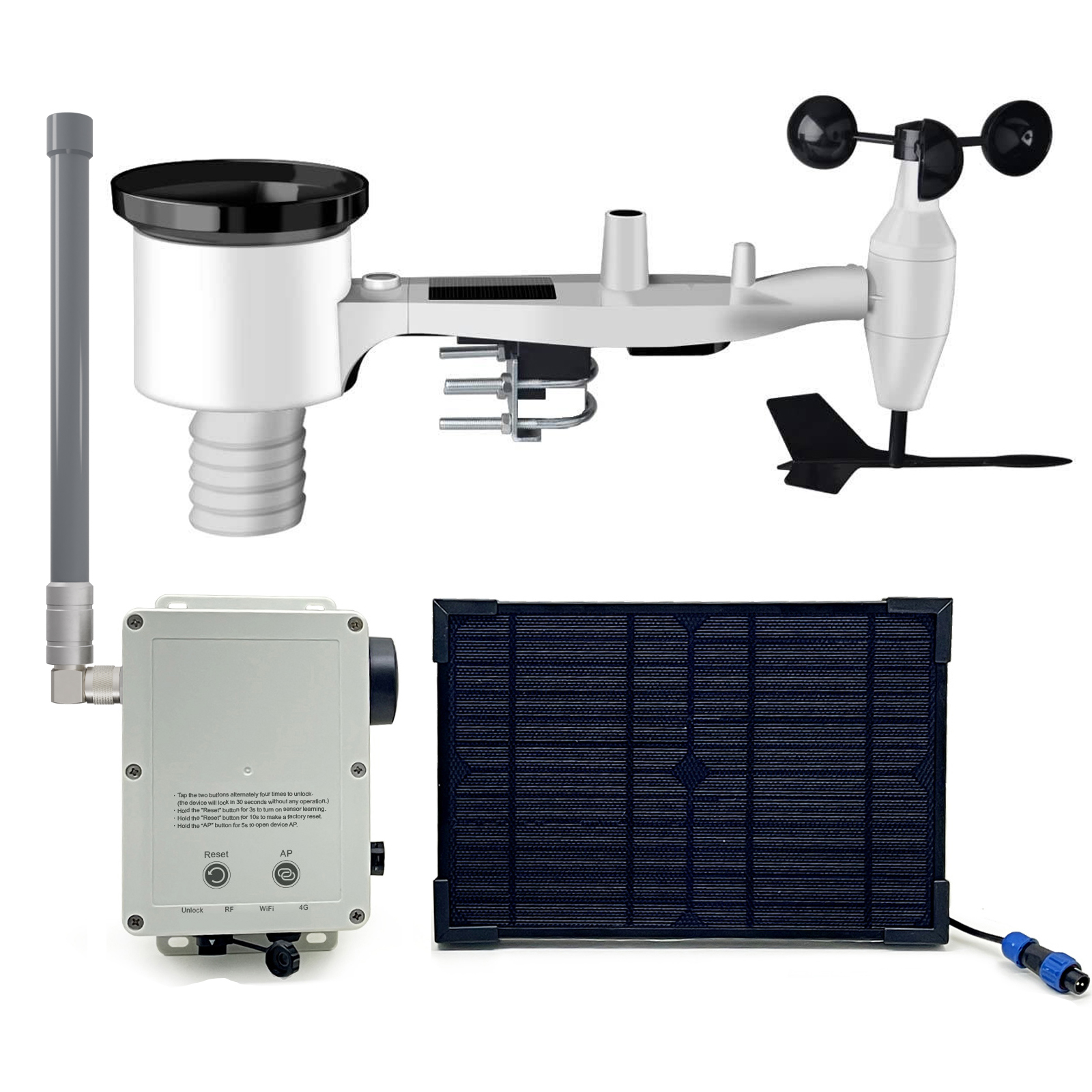 Static Weather Sensor Professional Weather Products | Smart Home Product – Ecowitt